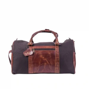 Velvoro Canvas & Leather Travel Duffel Bag – 20 Inch